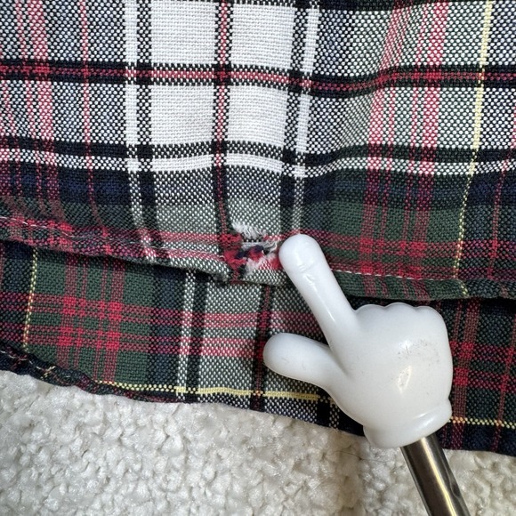 Polo Ralph Lauren Button Down Men's Large Red White Plaid Navy Pony Preppy - Picture 4 of 9